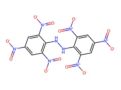 1,2-Bis(2,4,6-trinitrophenyl)hydrazine structure