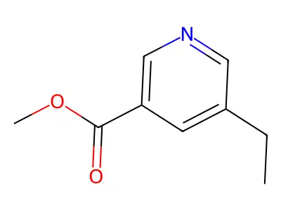 Methyl 5-ethylpyridine-3-carboxylate structure