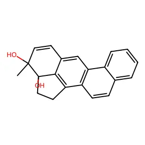 3-Methylcholanthrene-cis-2a,3-diol structure