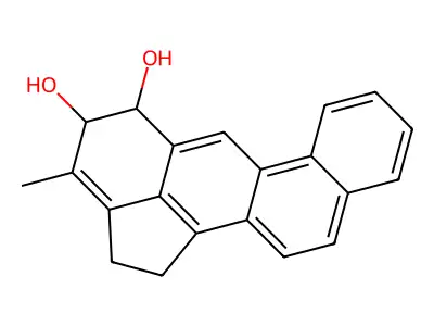 3-Methylcholanthrene-4,5-dihydrodiol structure