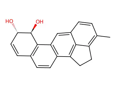 3-Methylcholanthrene-trans-7,8-dihydrodiol structure