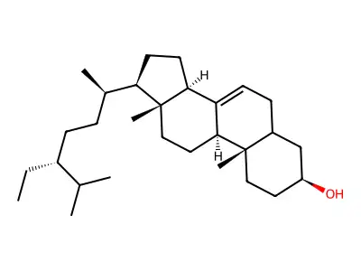 Stigmast-7-enol structure