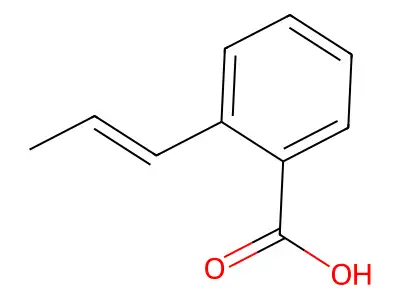 2-prop-1-enylbenzoic Acid structure