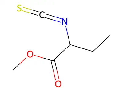 Methyl 2-isothiocyanatobutanoate structure
