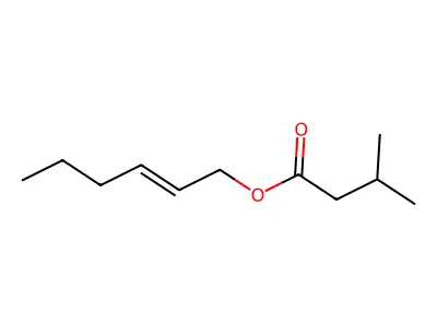 Hex-2-enyl 3-methylbutanoate structure