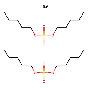 Phosphoric acid, dipentyl ester, barium salt (2:1) structure