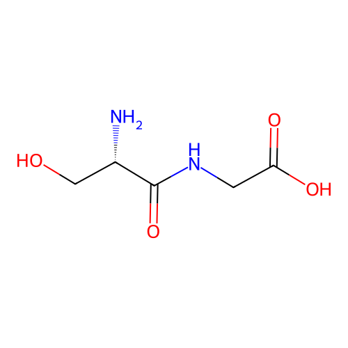 L-Serylglycine structure