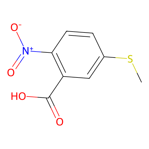 5-(Methylsulfanyl)-2-nitrobenzoic acid structure