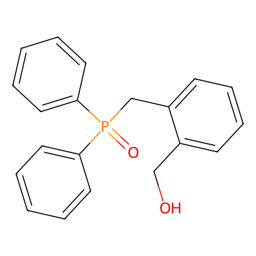 {2-[(Diphenylphosphoryl)methyl]phenyl}methanol structure