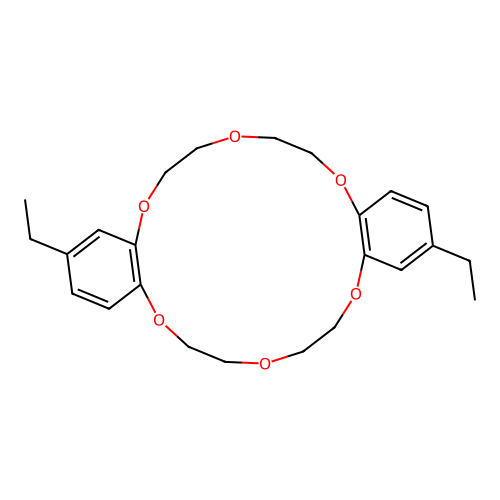 2,13-diethyl-5,6,7,8,9,10,11,16,17,18,19,20,21,22-tetradecahydrodibenzo[a,j][1 8]annulene structure