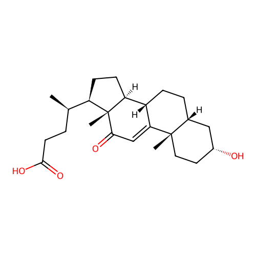 3alpha-Hydroxy-12-oxo-5beta-chol-9(11)-en-24-oic Acid structure