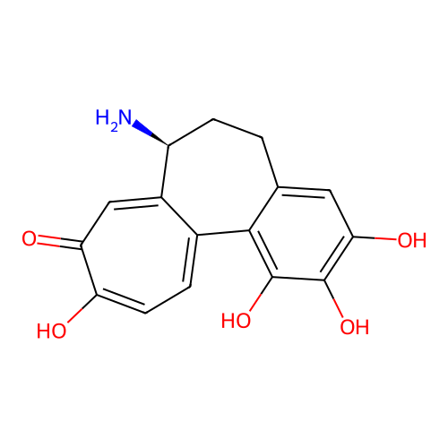 N-Deacetyl-1,2,3-demethylisocolchiceine structure