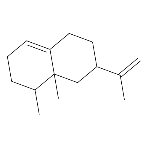 4a,5-Dimethyl-3-(prop-1-en-2-yl)-1,2,3,4,4a,5,6,7-octahydronaphthalene structure