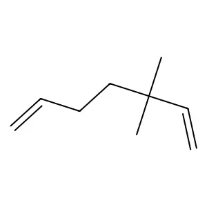 3,3-Dimethyl-1,6-heptadiene structure