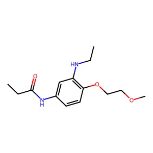 Propanamide, N-[3-(ethylamino)-4-(2-methoxyethoxy)phenyl]- structure
