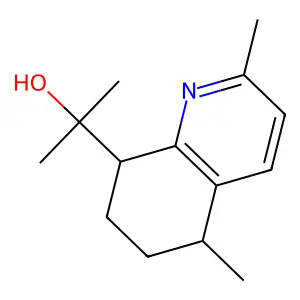 rel-(5R,8S)-5,6,7,8-Tetrahydro-alpha,alpha,2,5-tetramethyl-8-quinolinemethanol structure