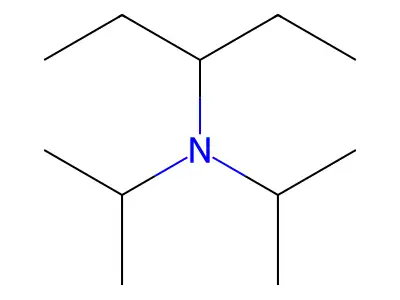 1-Ethyl-N,N-diisopropylpropylamine structure