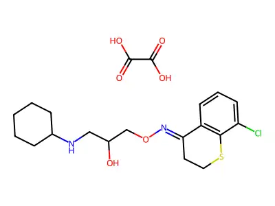 1-[(E)-(8-chloro-2,3-dihydrothiochromen-4-ylidene)amino]oxy- structure