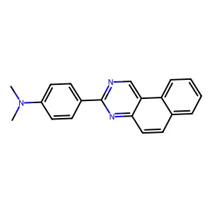 3-(4-Dimethylaminophenyl)benzo[f]quinazoline structure