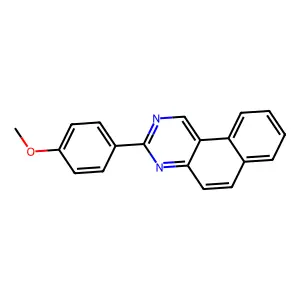 3-(4-Methoxyphenyl)benzo(f)quinazoline structure