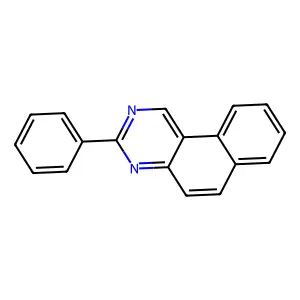 3-Phenylbenzo[f]quinazoline structure