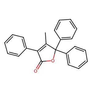 4-Methyl-3,5,5-triphenylfuran-2(5H)-one structure