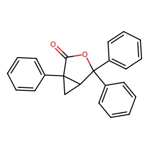 1,4,4-Triphenyl-3-oxabicyclo[3.1.0]hexan-2-one structure
