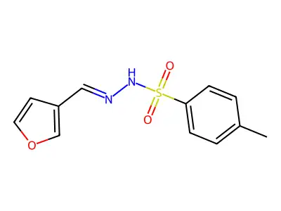 N-(furan-3-ylmethylideneamino)-4-methylbenzenesulfonamide structure