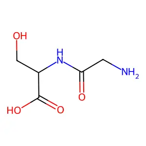 Glycylserine structure
