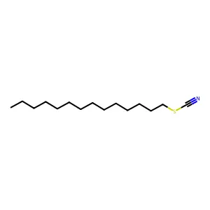 Myristyl thiocyanate structure