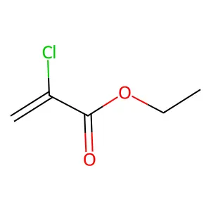 Ethyl 2-chloro-2-propenoate structure