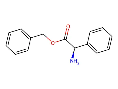 Benzyl amino(phenyl)acetate structure