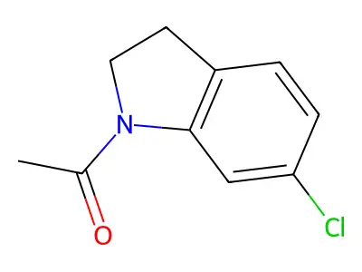 1-Acetyl-6-chloroindoline structure