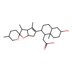 Hecolic acid structure