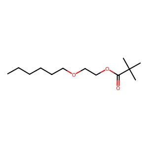 2-(Hexyloxy)ethyl pivalate structure