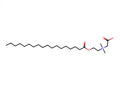 (Carboxylatomethyl)dimethyl(2-stearoyloxyethyl)ammonium structure