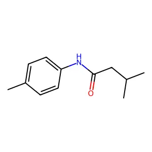 3-methyl-N-(4-methylphenyl)butanamide structure