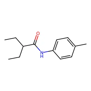 2-ethyl-N-(4-methylphenyl)butanamide structure