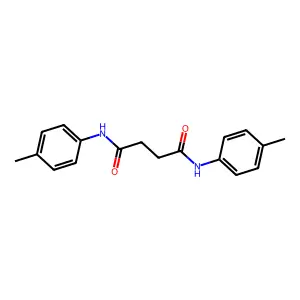 N1,N4-Bis(4-methylphenyl)butanediamide structure