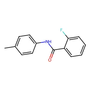 2-Fluoro-N-(4-methylphenyl)benzamide structure