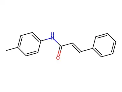 3-phenyl-N-(p-tolyl)prop-2-enamide structure