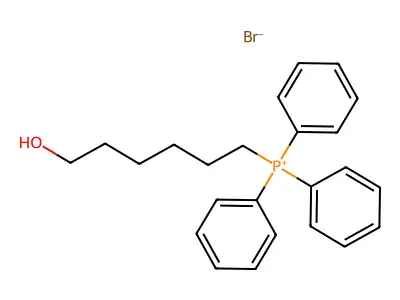 Phosphonium, (6-hydroxyhexyl)triphenyl-, bromide structure