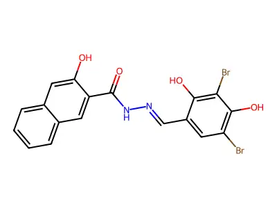 Chemical Compound (C18H12Br2N2O4) structure