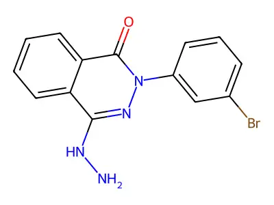 2-(3-Bromophenyl)-4-hydrazinylidene-3,4-dihydrophthalazin-1(2H)-one structure