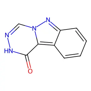 2H-[1,2,4]triazino[4,5-b]indazol-1-one structure