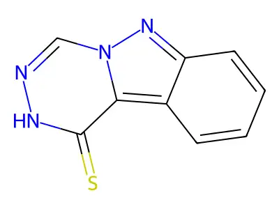 2H-[1,2,4]triazino[4,5-b]indazole-1-thione structure