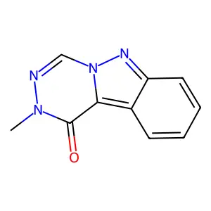 2-Methyl-[1,2,4]triazino[4,5-b]indazol-1-one structure