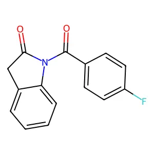 1-(4-fluorobenzoyl)-3H-indol-2-one structure