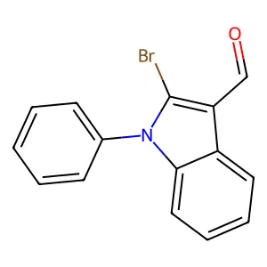 2-溴-1-苯基吲哚-3-甲醛 structure