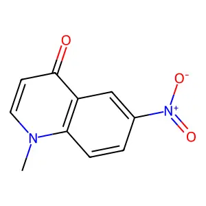 1-Methyl-6-nitroquinolin-4(1H)-one structure